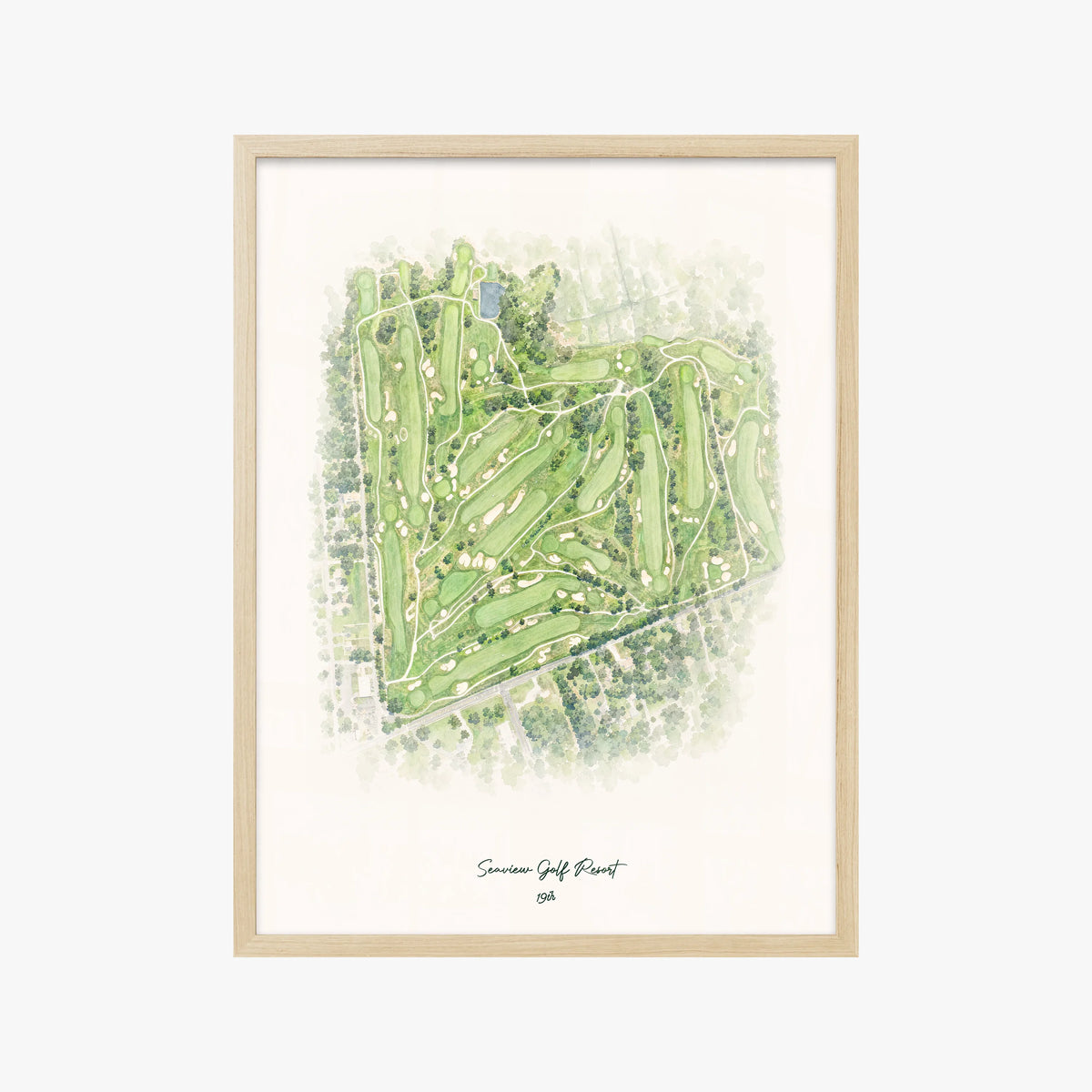 Seaview Golf Resort wood frame