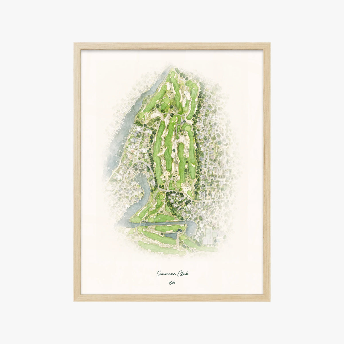 Seawane Club wood frame