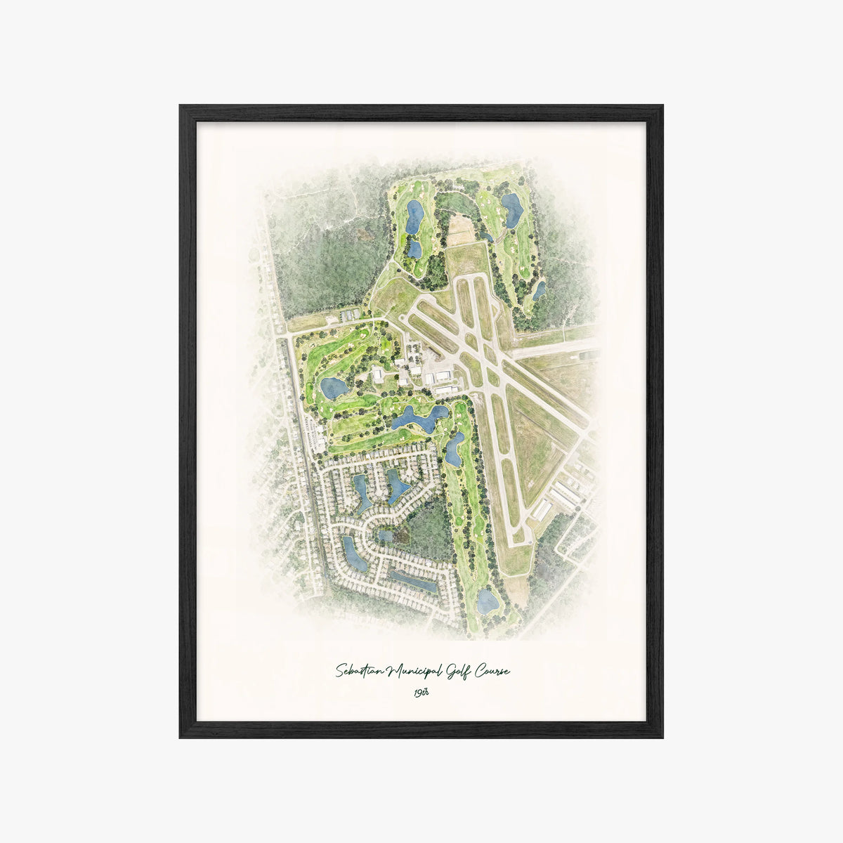 Sebastian Municipal Golf Course black frame