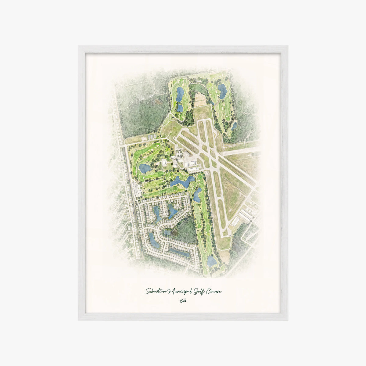Sebastian Municipal Golf Course white frame
