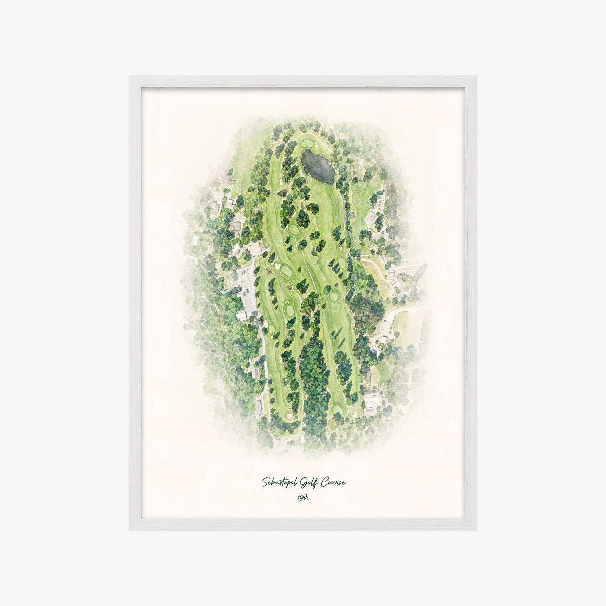 Sebastopol Golf Course white frame