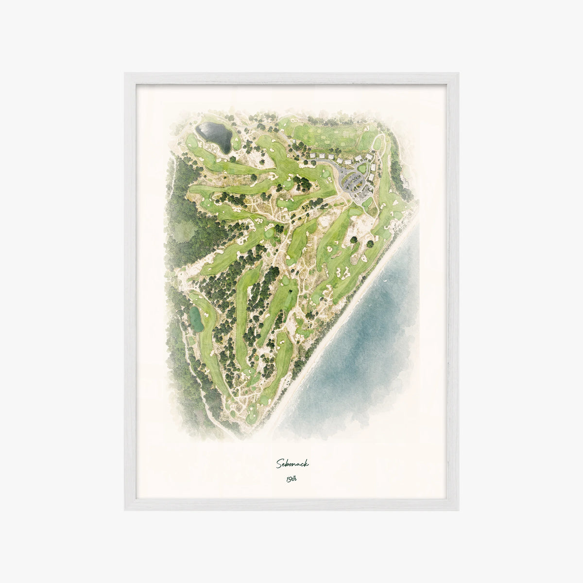 Sebonack white frame