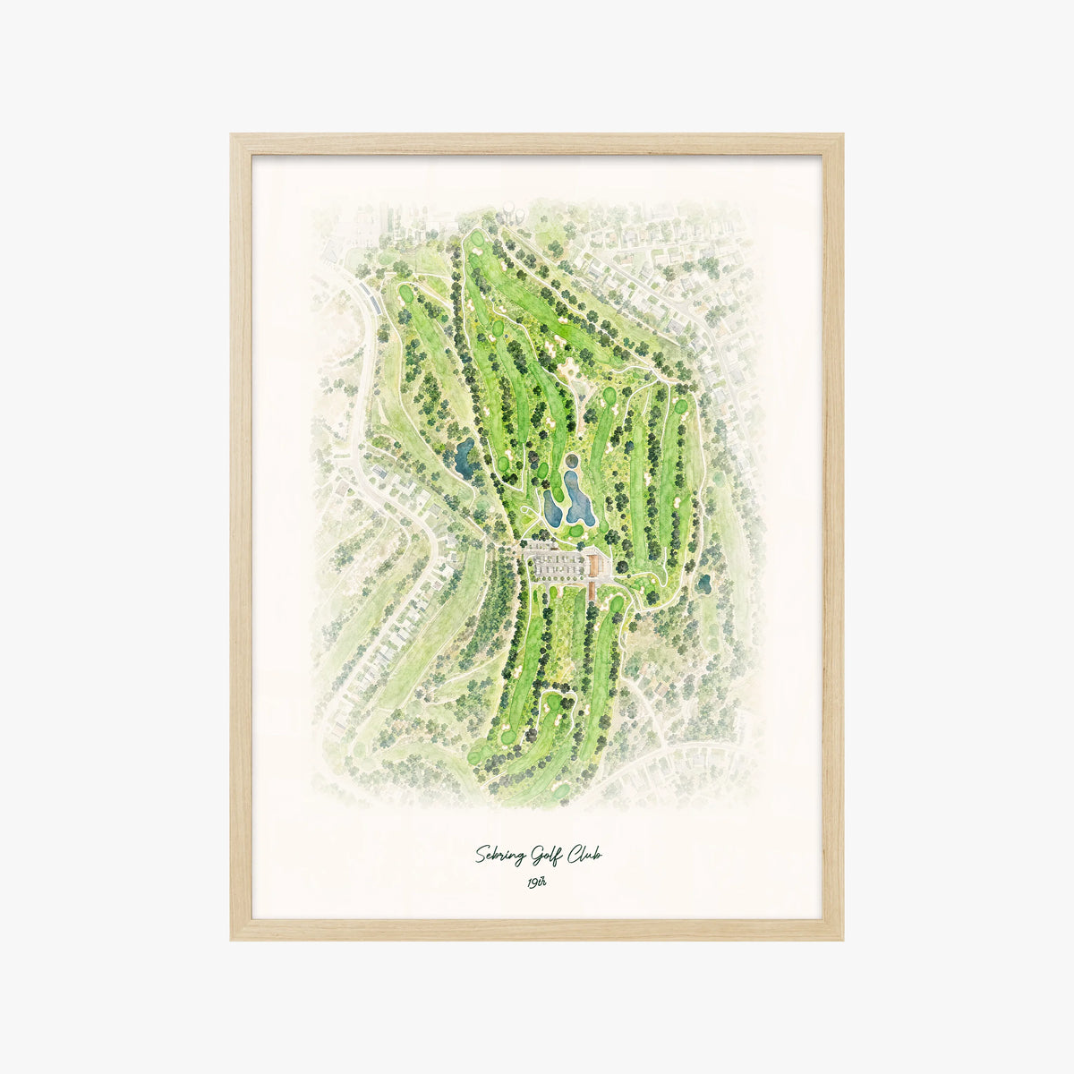 Sebring Golf Club wood frame