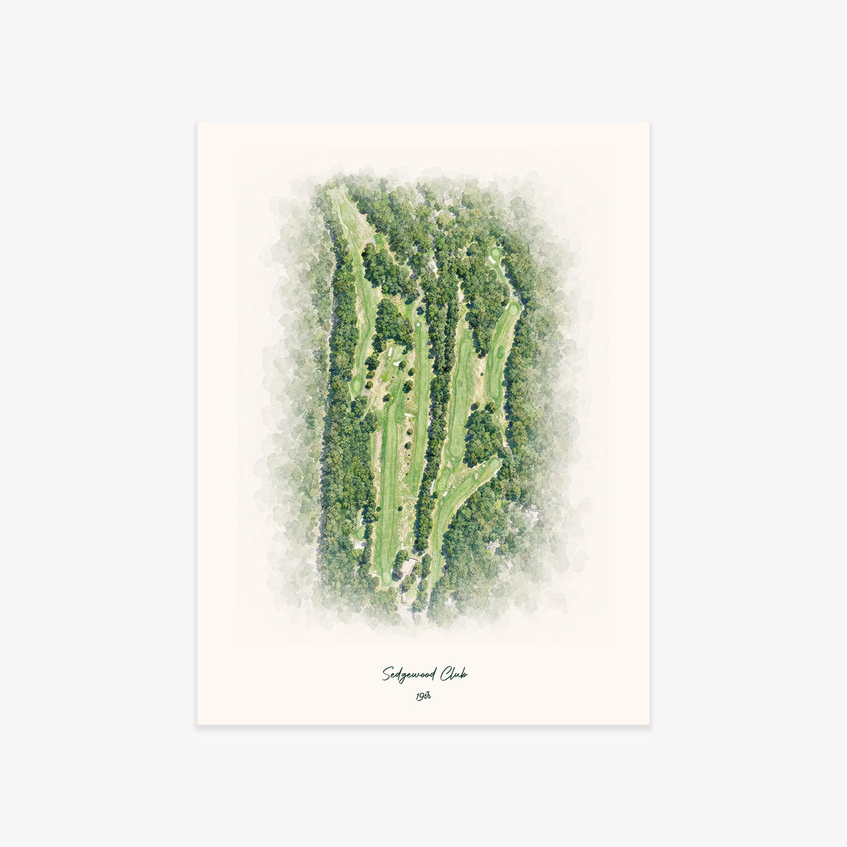 Sedgewood Club printed artwork
