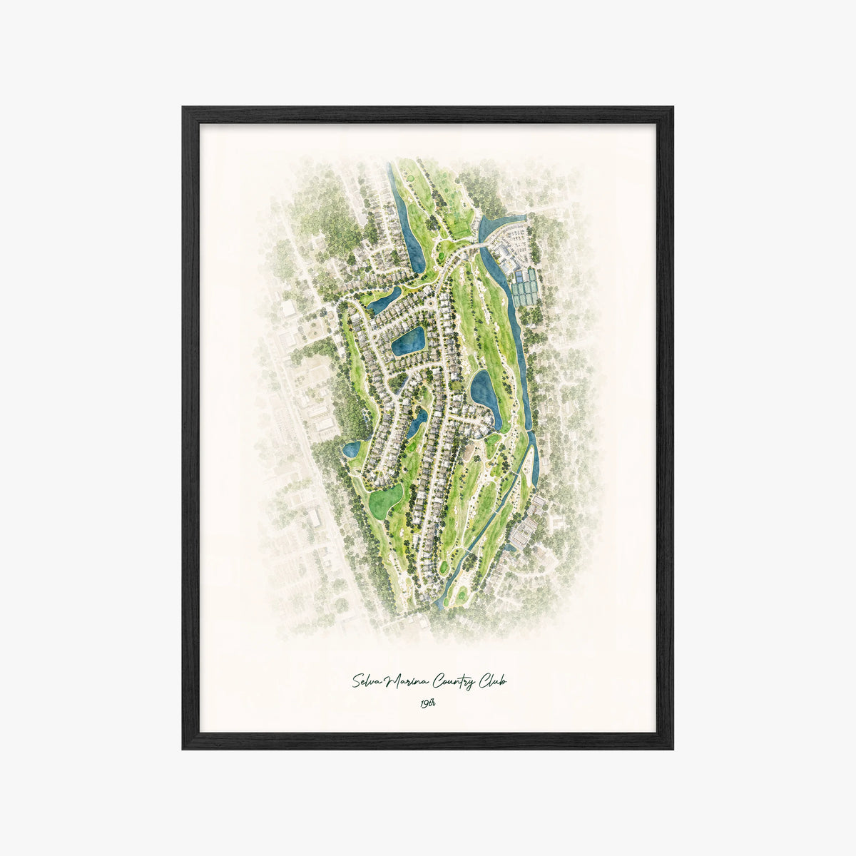 Selva Marina Country Club black frame