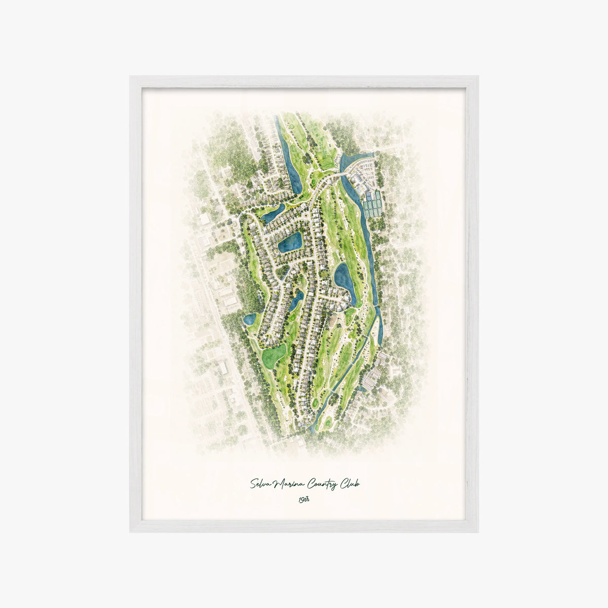 Selva Marina Country Club white frame