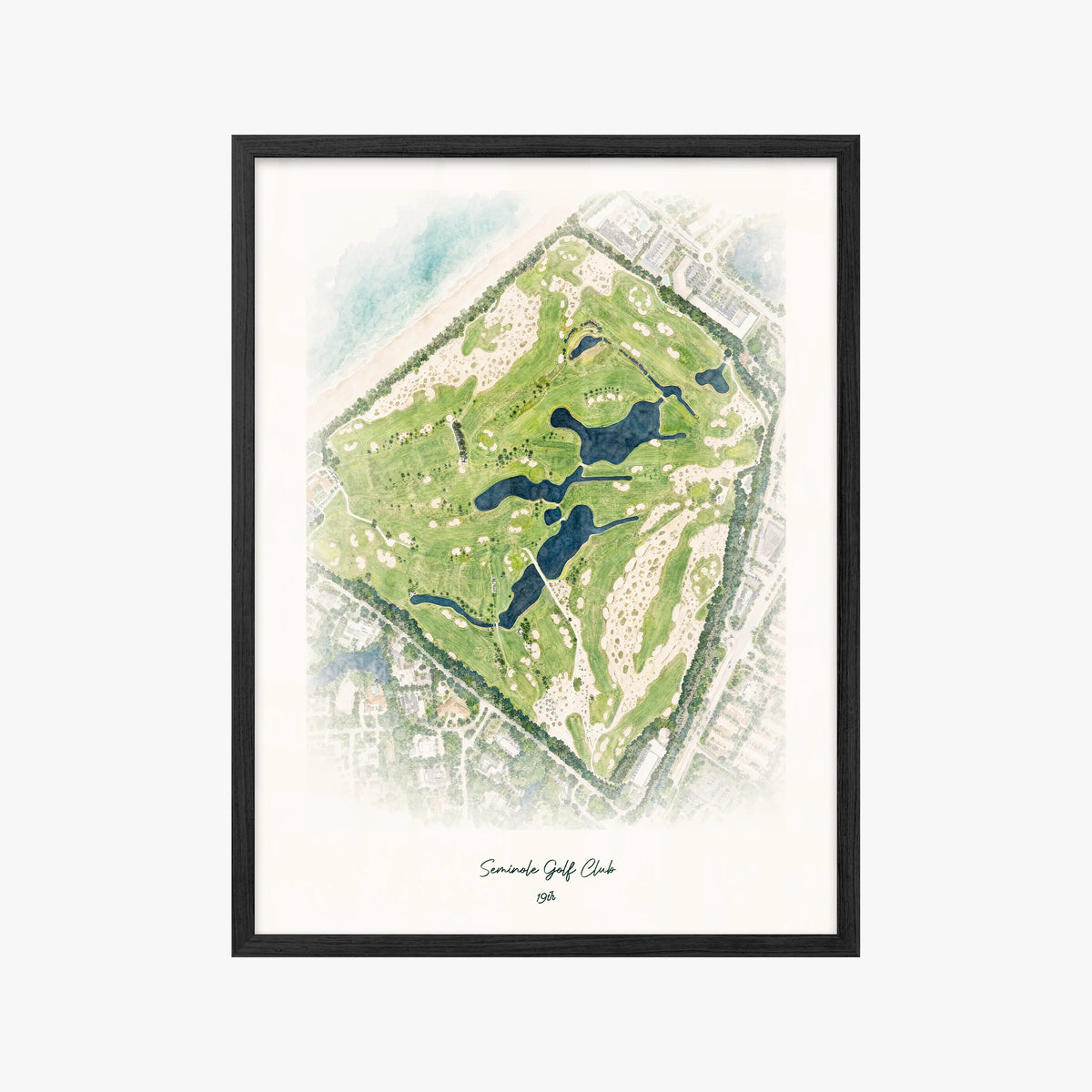 Seminole Golf Club black frame