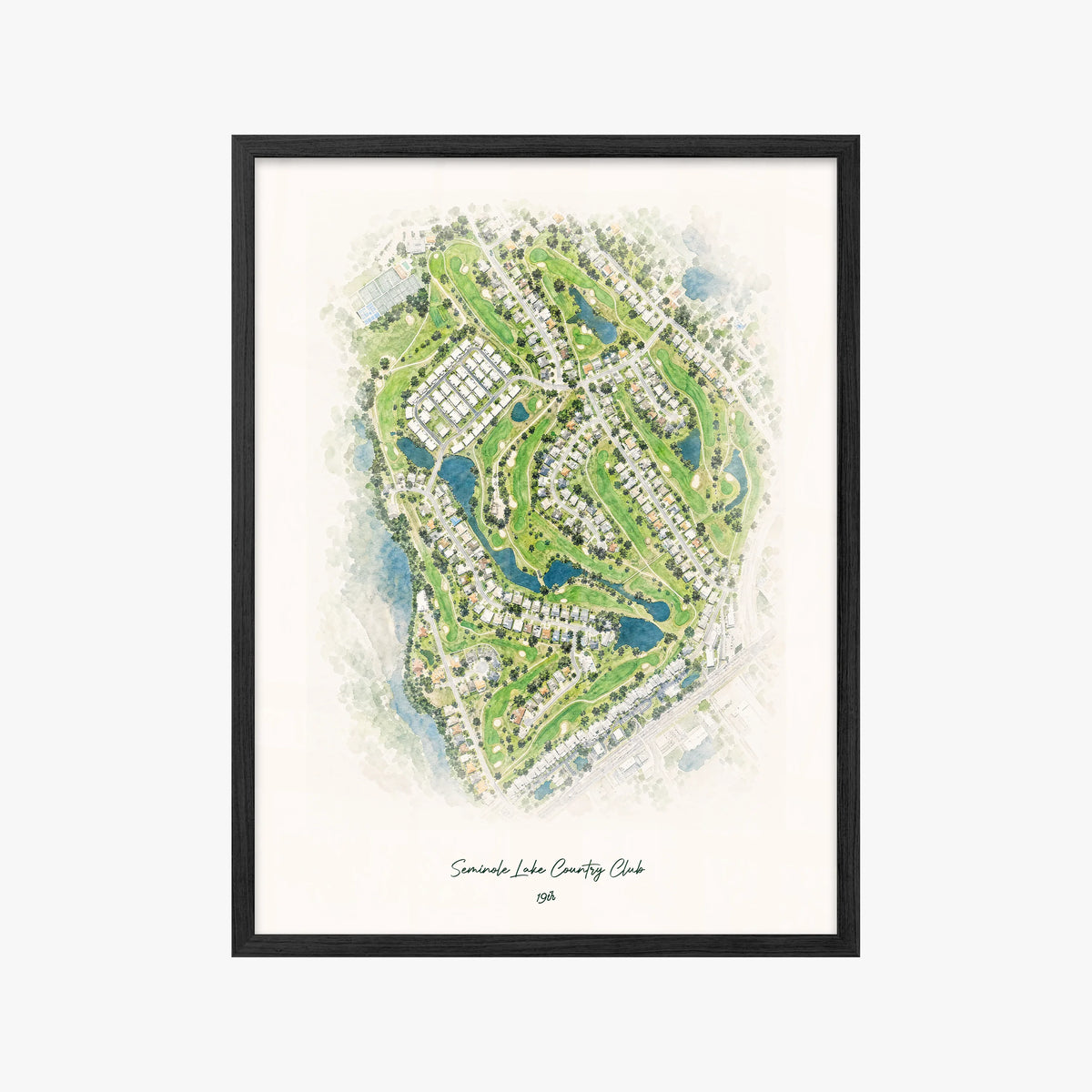 Seminole Lake Country Club black frame