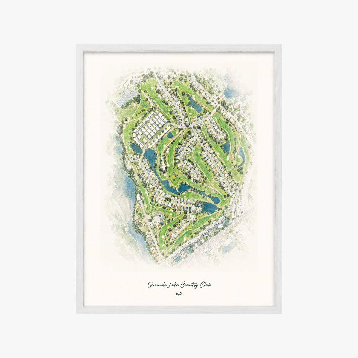 Seminole Lake Country Club white frame