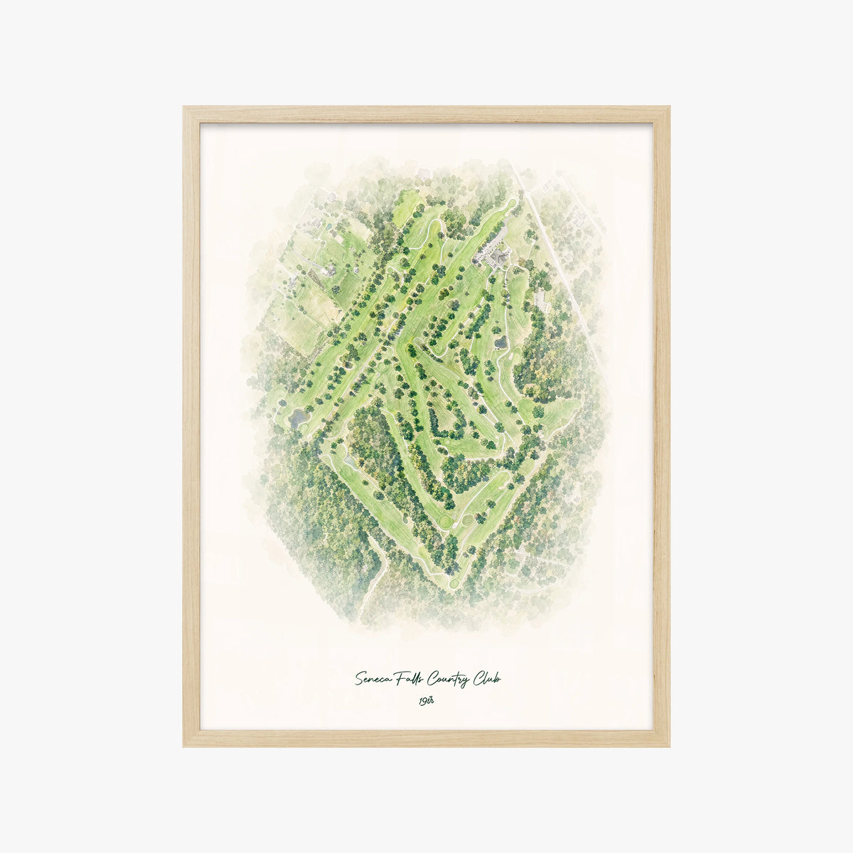 Seneca Falls Country Club wood frame