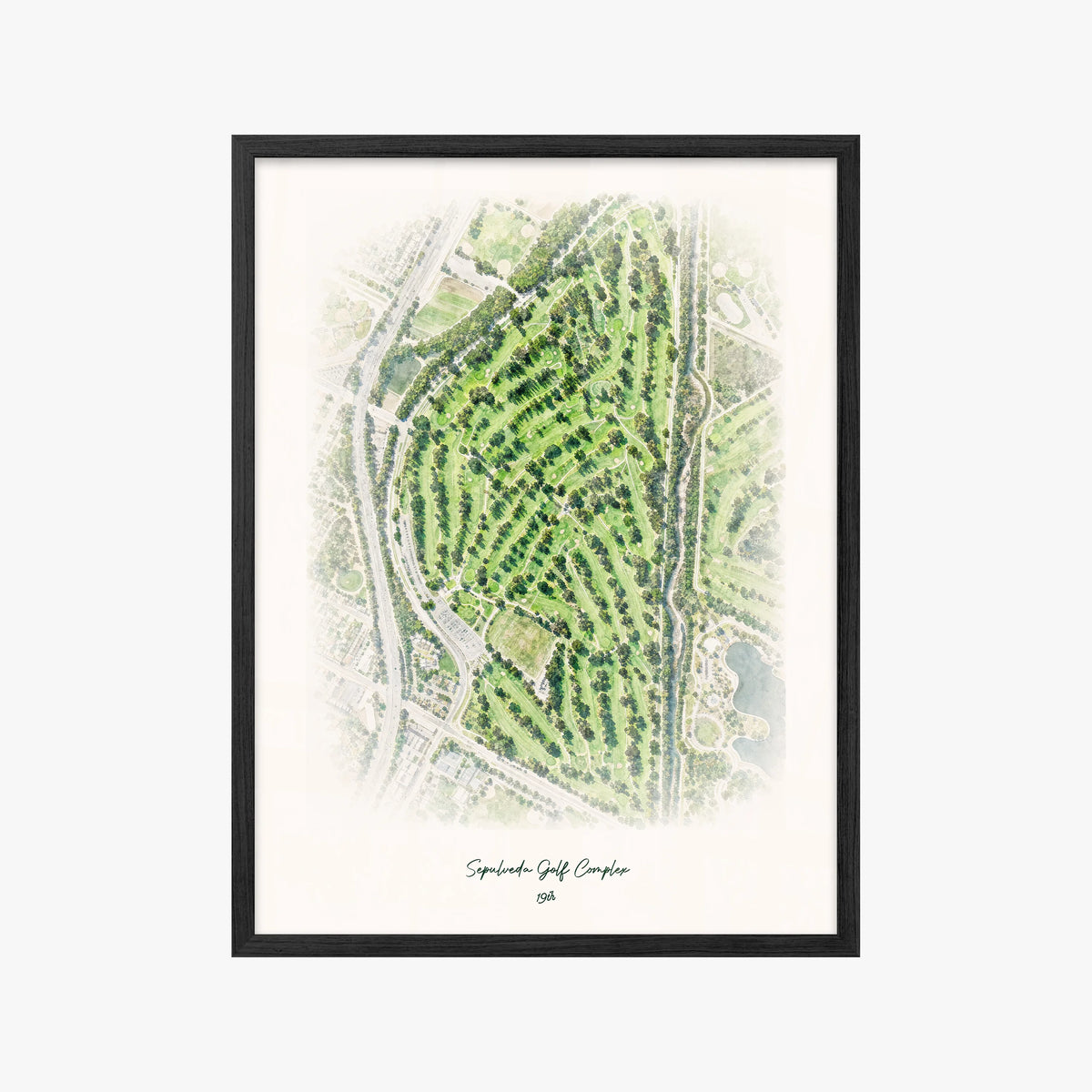 Sepulveda Golf Complex black frame