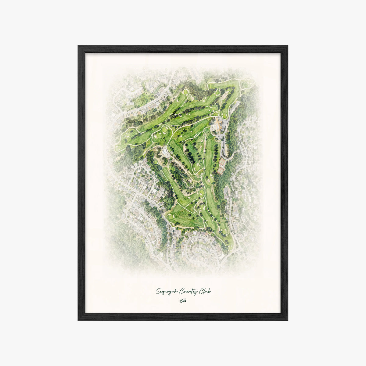 Sequoyah Country Club black frame