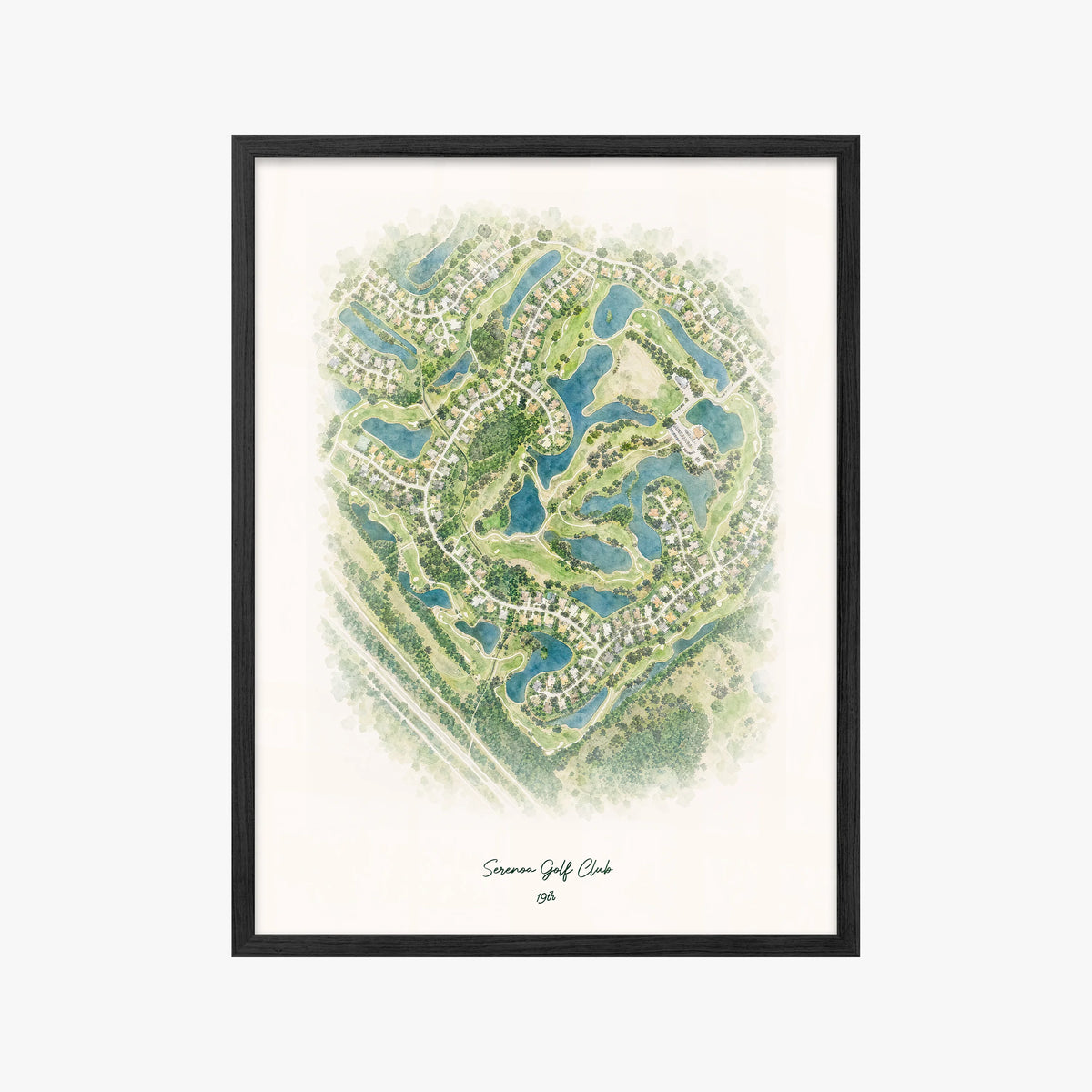 Serenoa Golf Club black frame