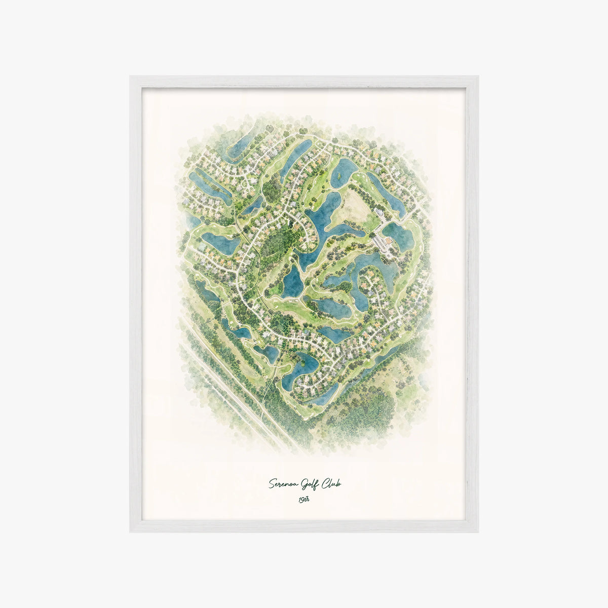 Serenoa Golf Club white frame