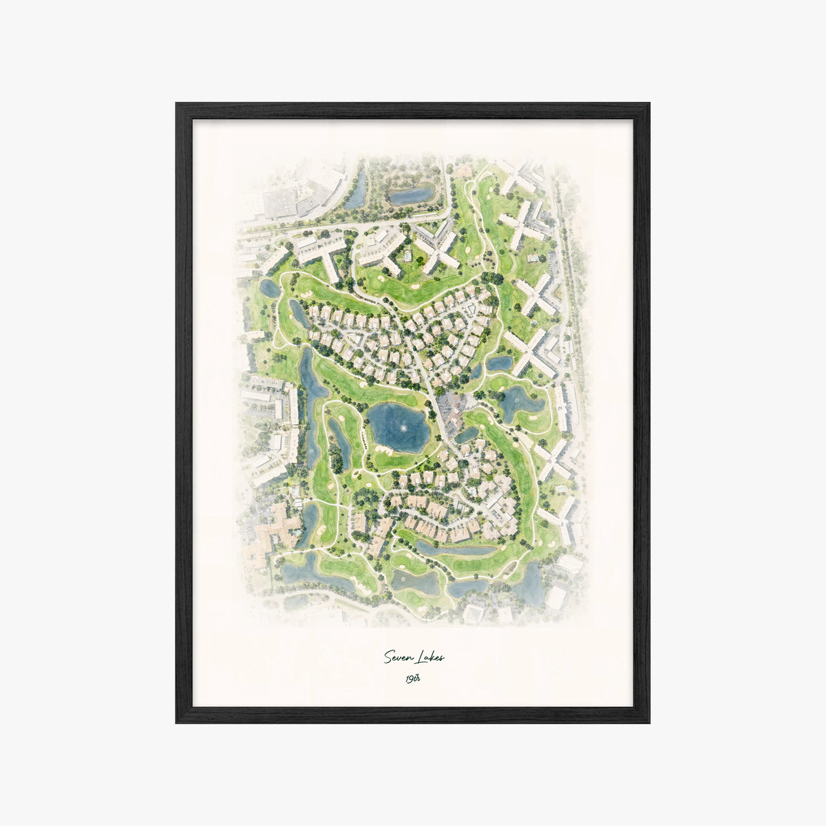 Seven Lakes black frame