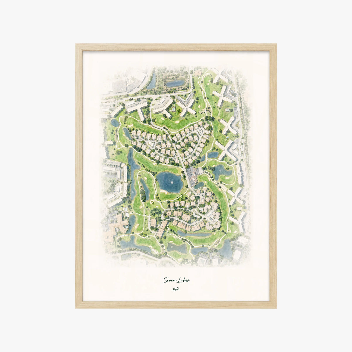 Seven Lakes wood frame