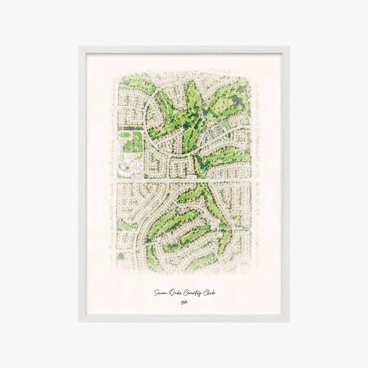 Seven Oaks Country Club white frame