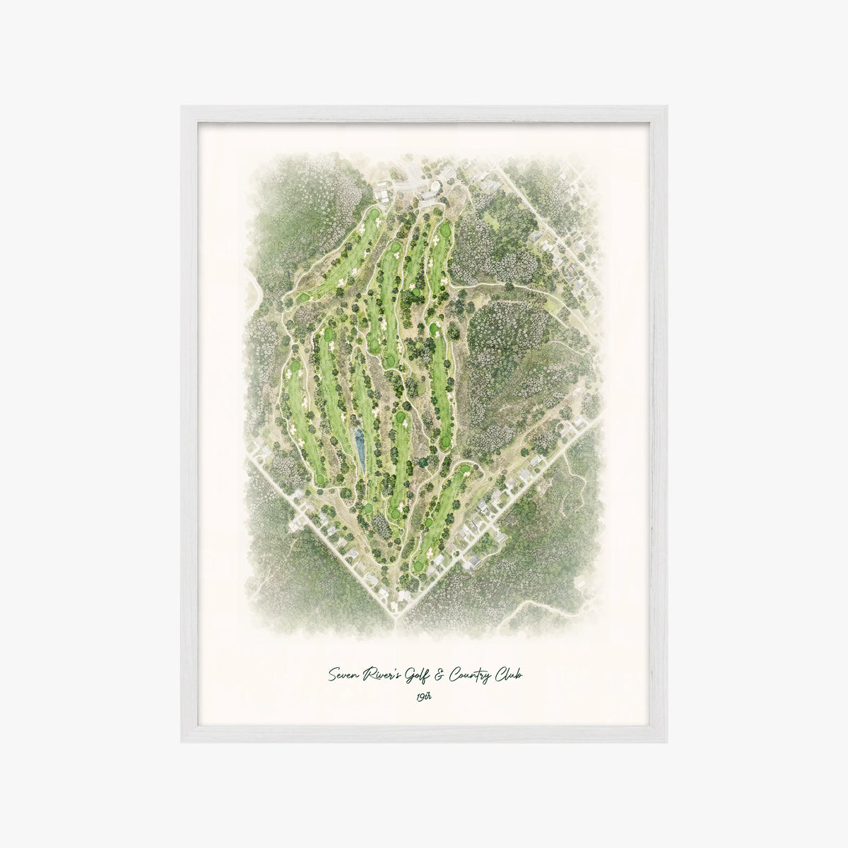 Seven River's Golf & Country Club white frame