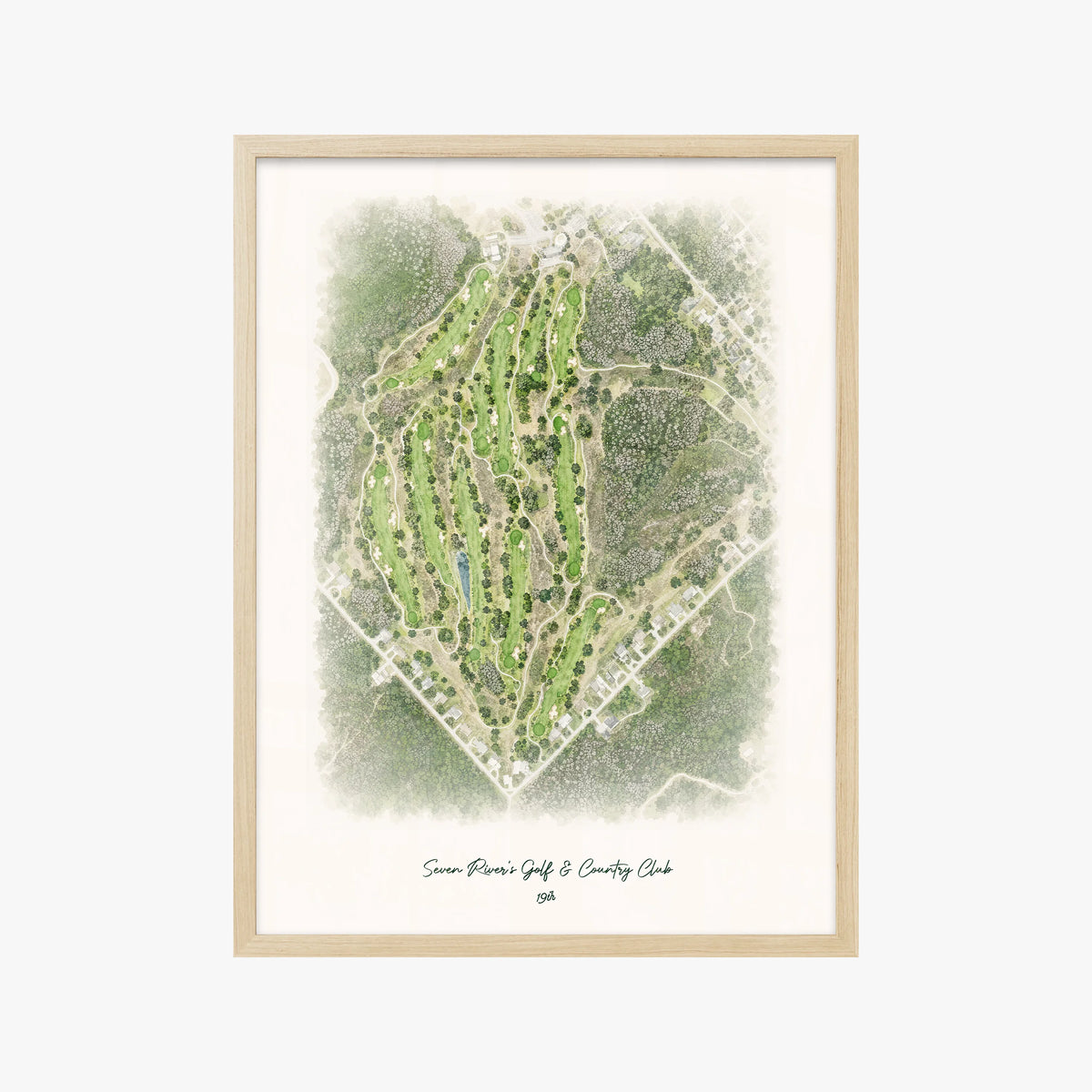 Seven River's Golf & Country Club wood frame
