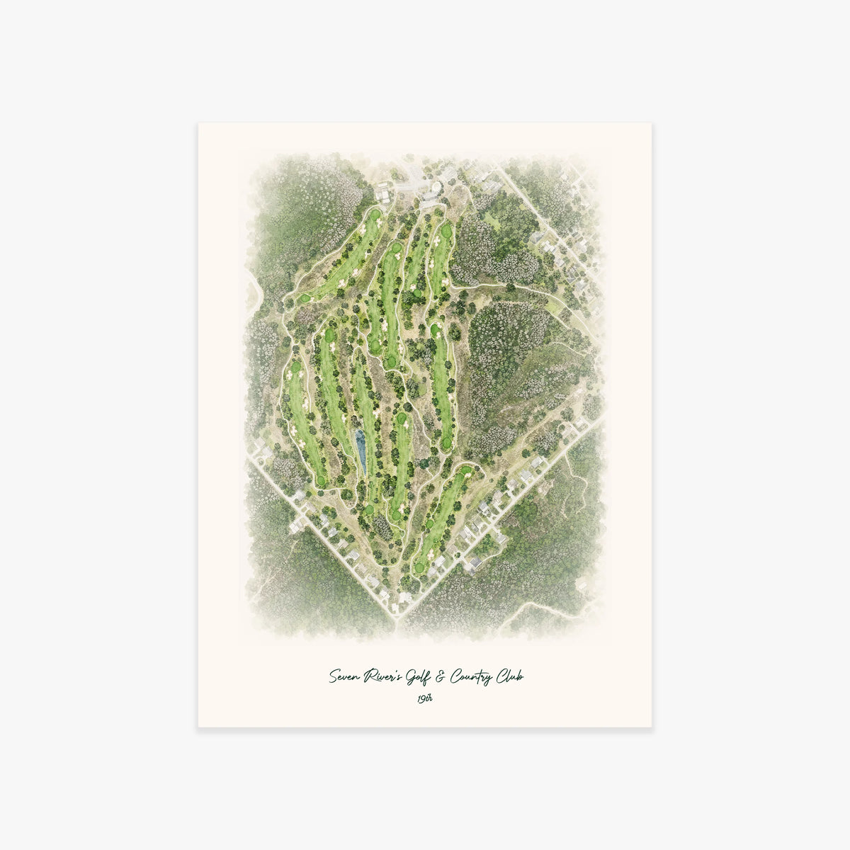 Seven River's Golf & Country Club printed artwork