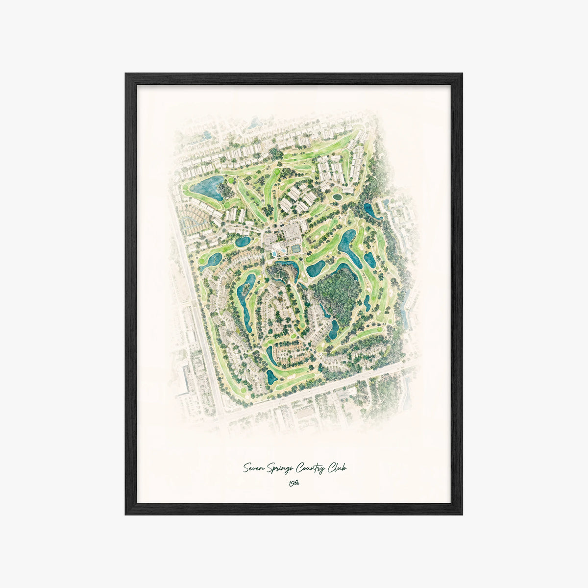 Seven Springs Country Club black frame