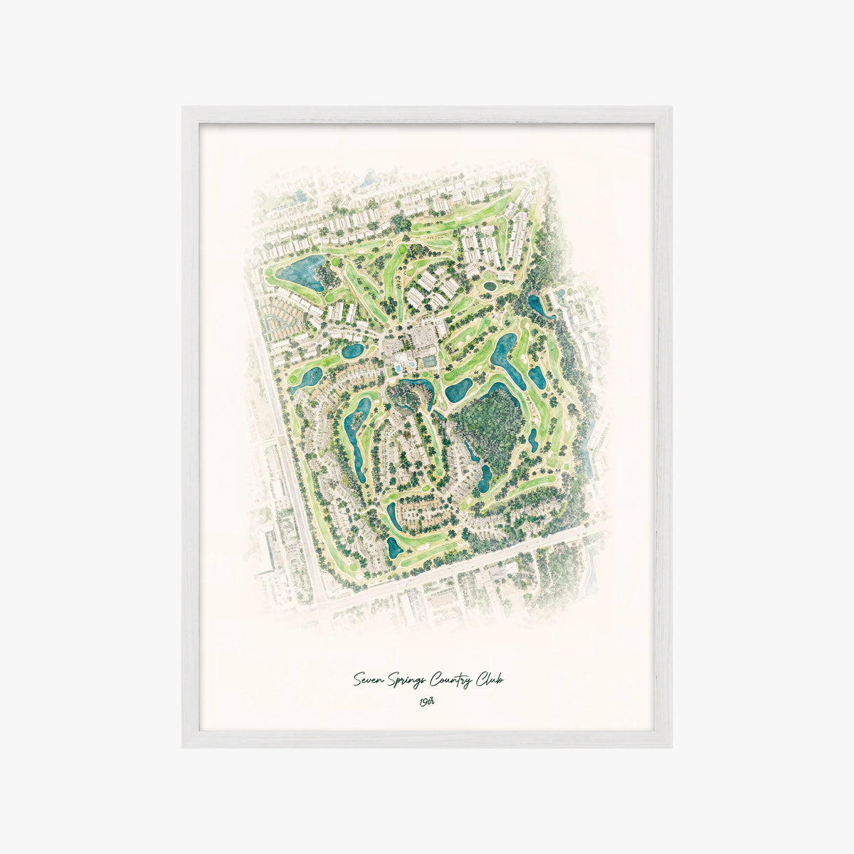 Seven Springs Country Club white frame