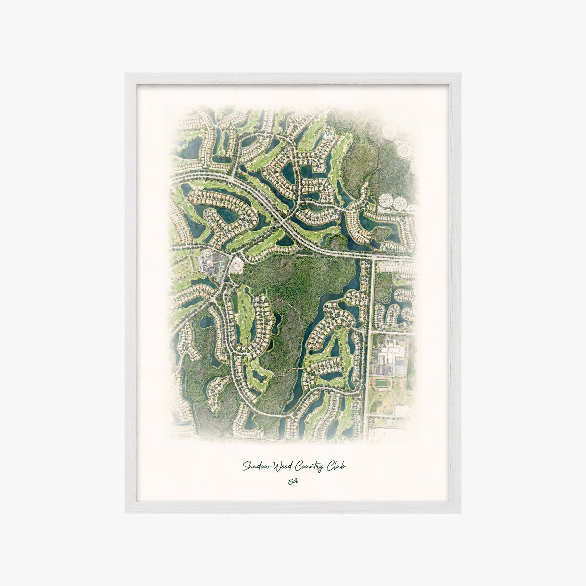Shadow Wood Country Club white frame