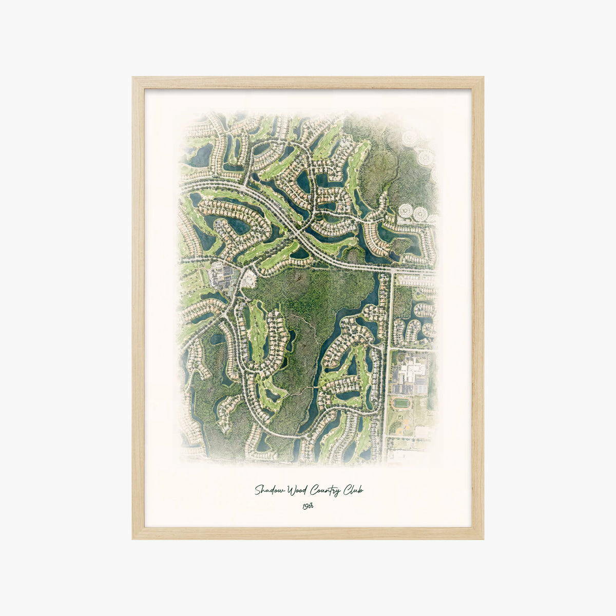 Shadow Wood Country Club wood frame
