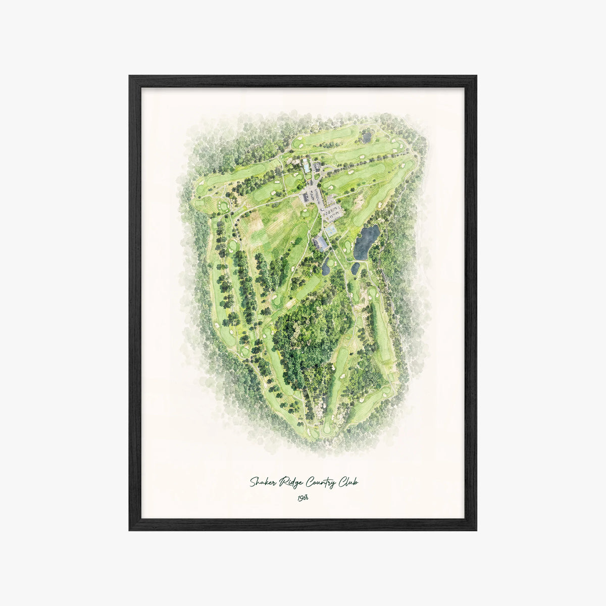 Shaker Ridge Country Club black frame
