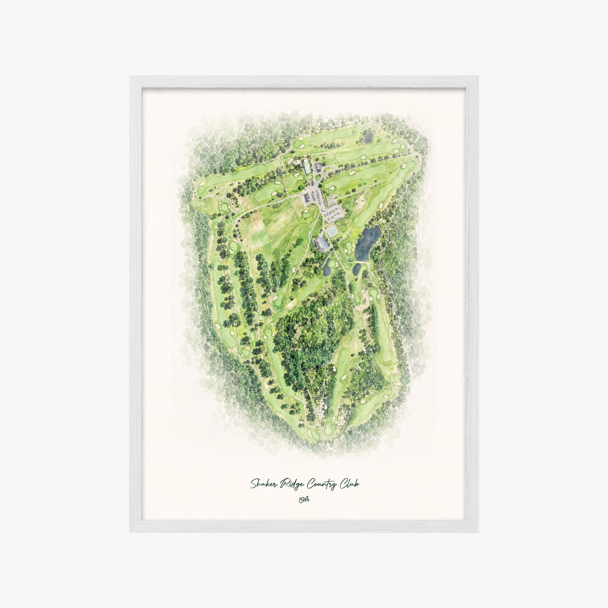 Shaker Ridge Country Club white frame