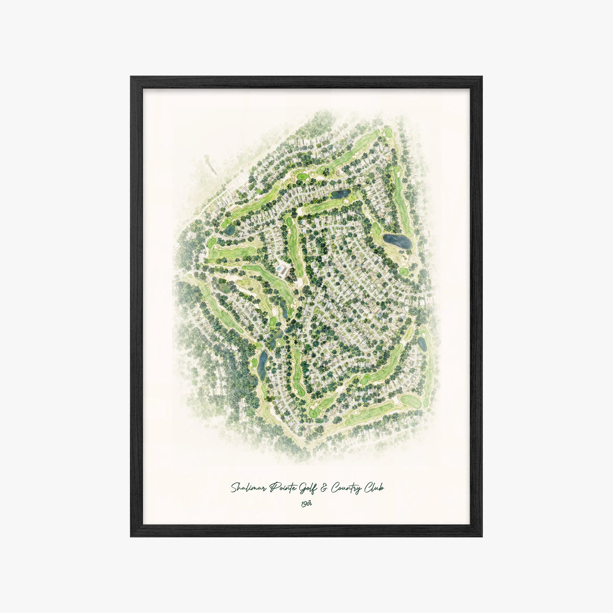 Shalimar Pointe Golf & Country Club black frame