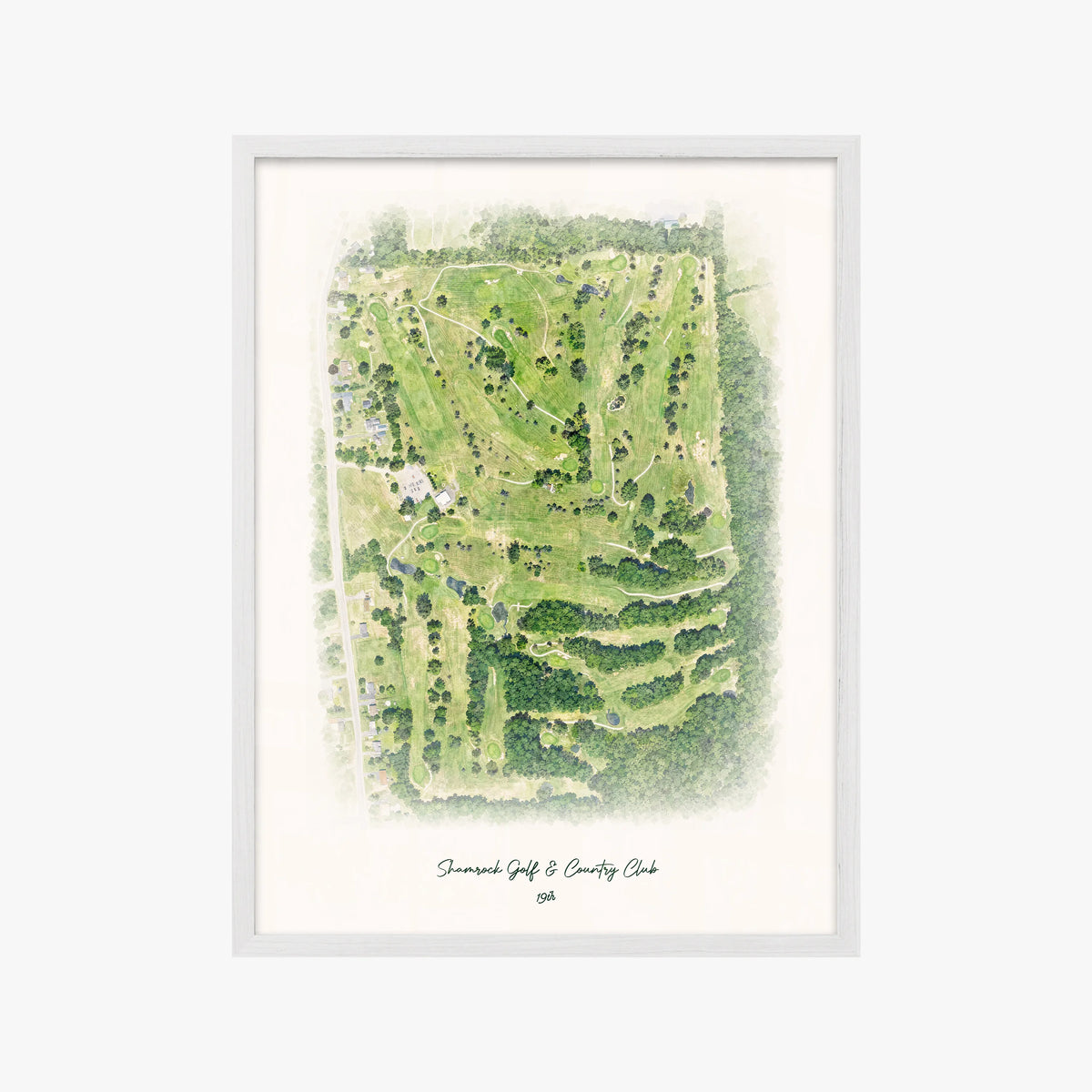 Shamrock Golf & Country Club white frame