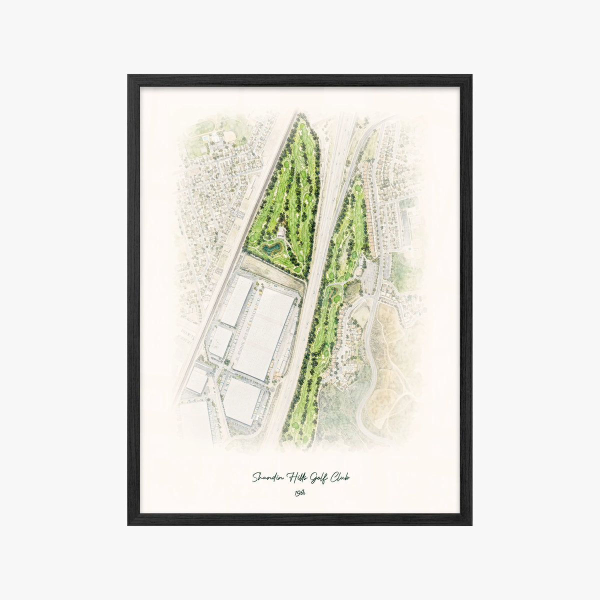 Shandin Hills Golf Club black frame