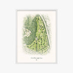 Shark River Golf Course white frame