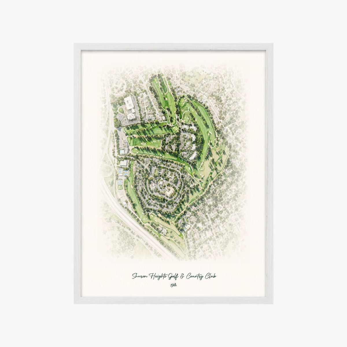 Sharon Heights Golf & Country Club white frame