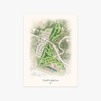 Sharp Park Golf Course printed artwork