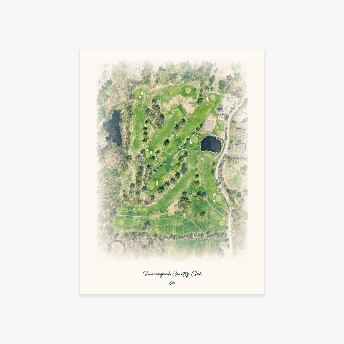 Shawangunk Country Club printed artwork