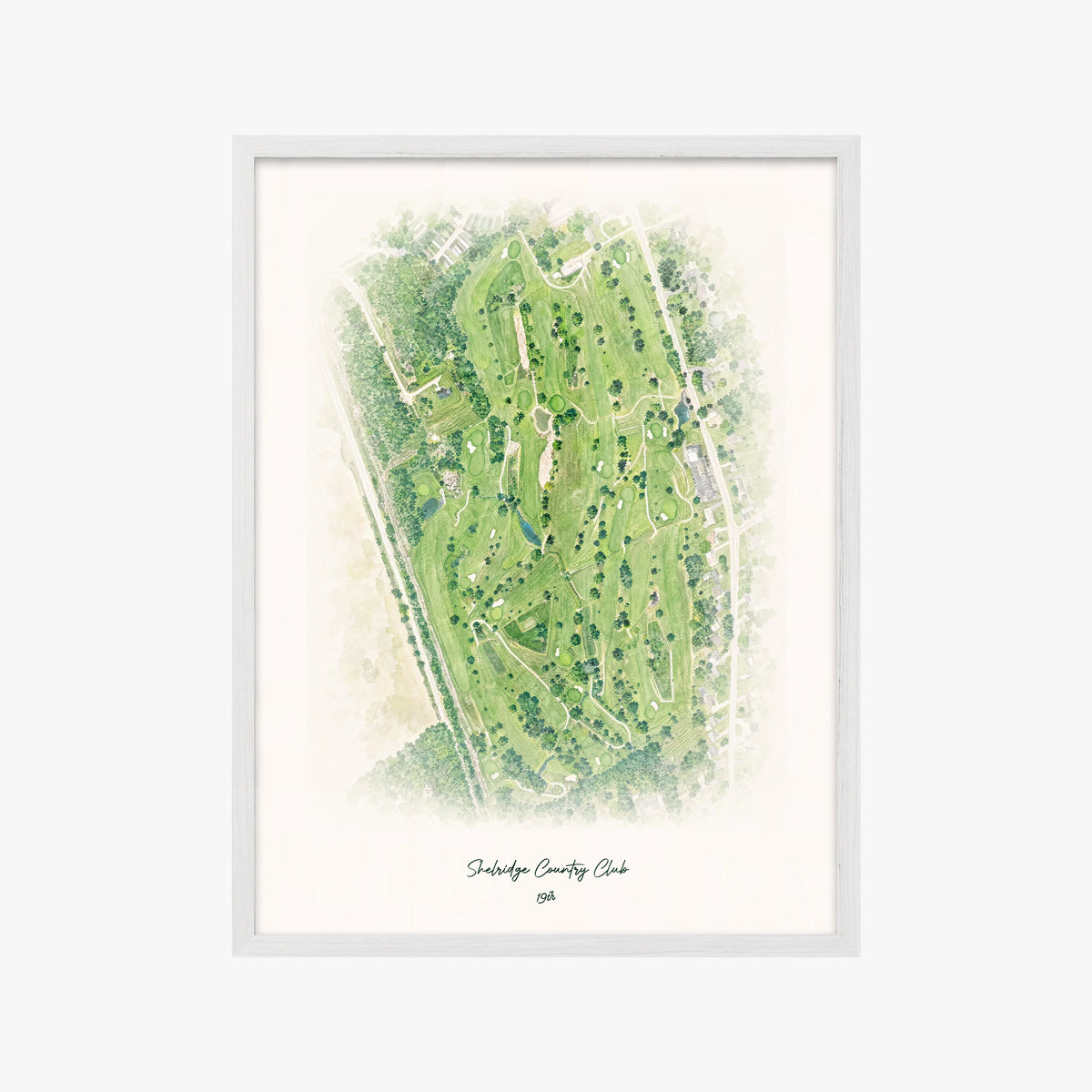 Shelridge Country Club white frame