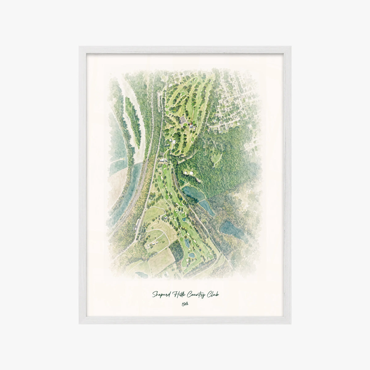 Shepard Hills Country Club white frame