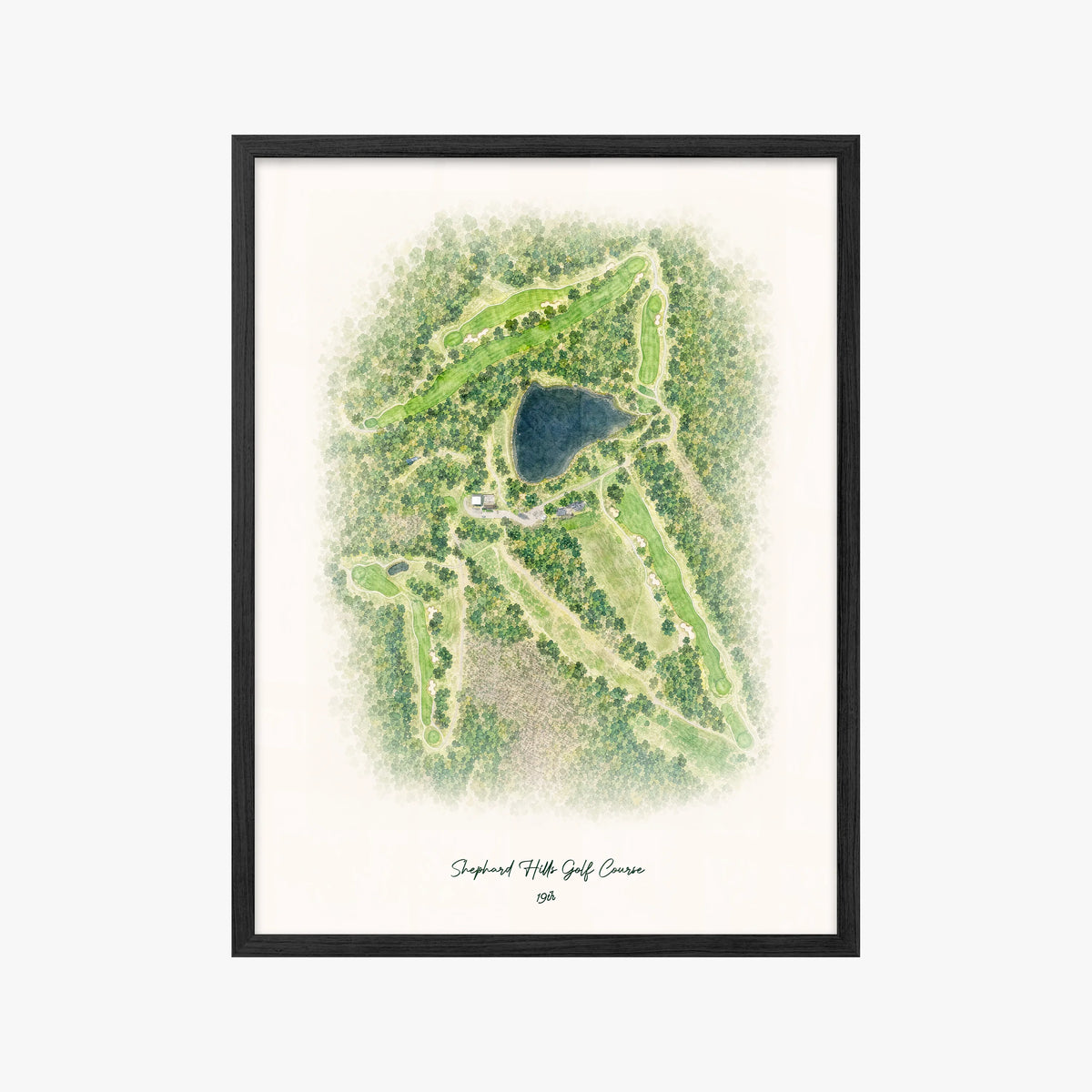 Shephard Hills Golf Course black frame