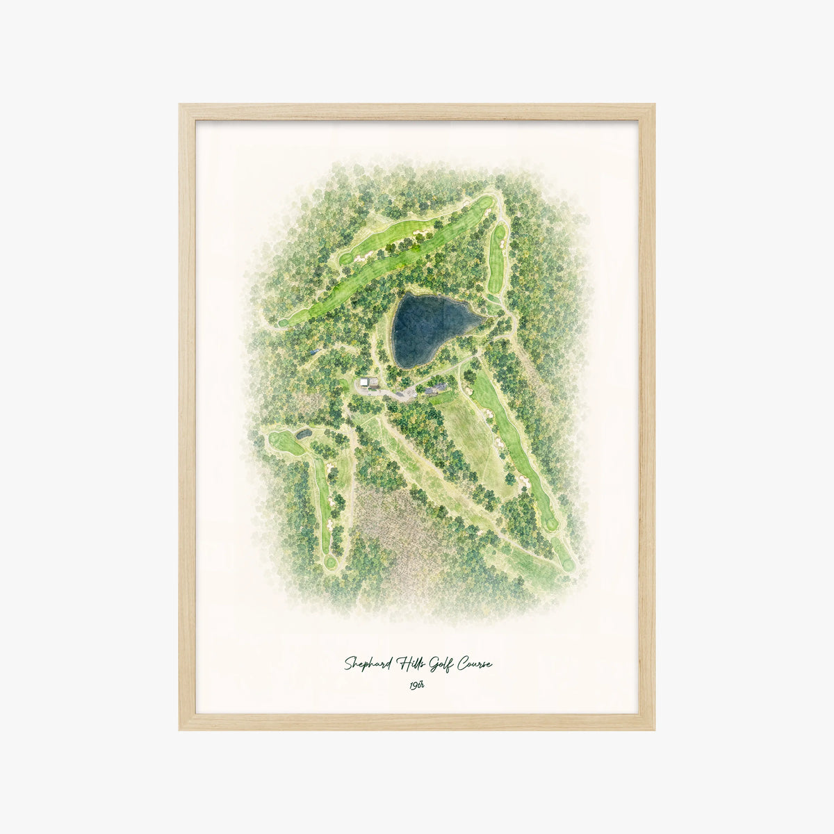 Shephard Hills Golf Course wood frame