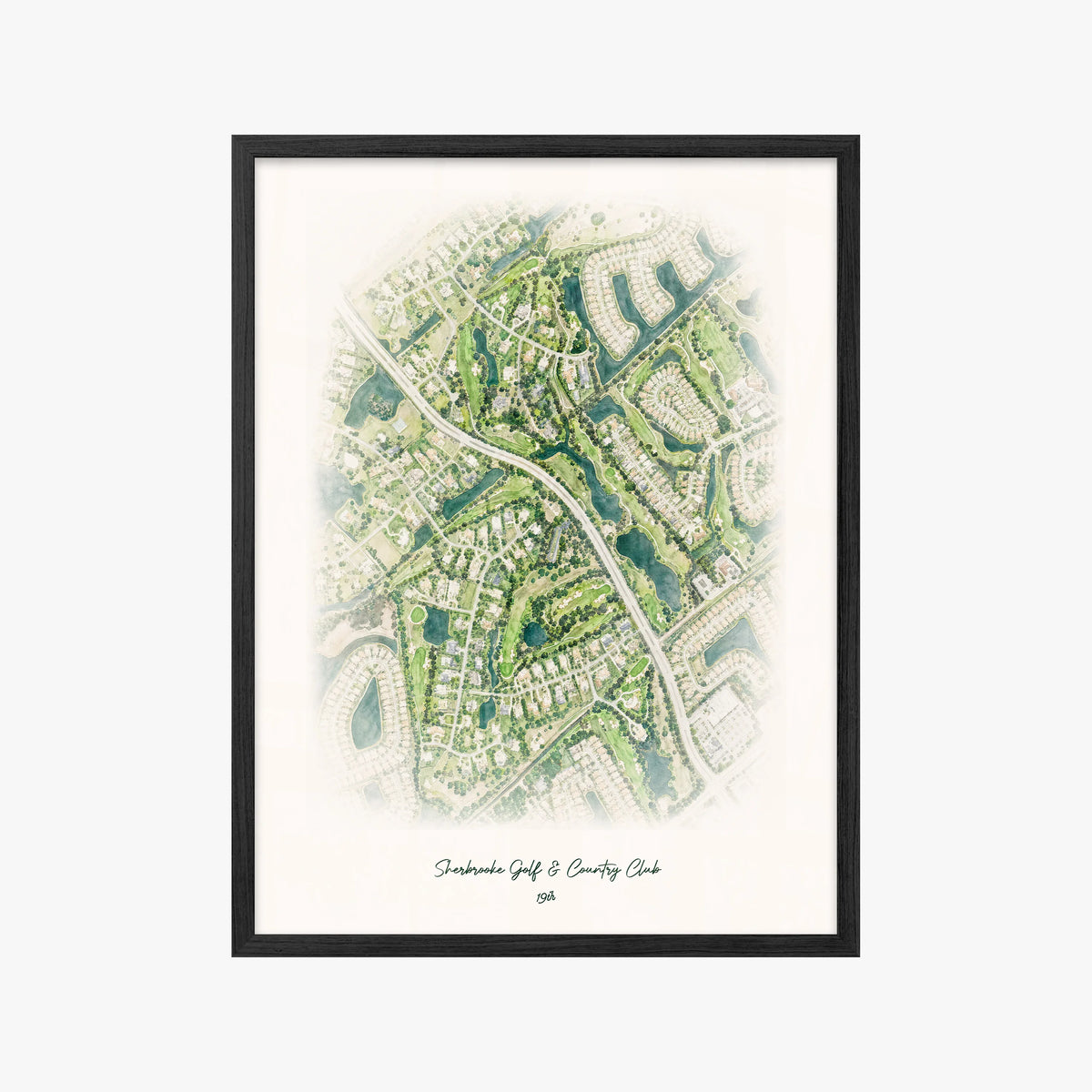 Sherbrooke Golf & Country Club black frame