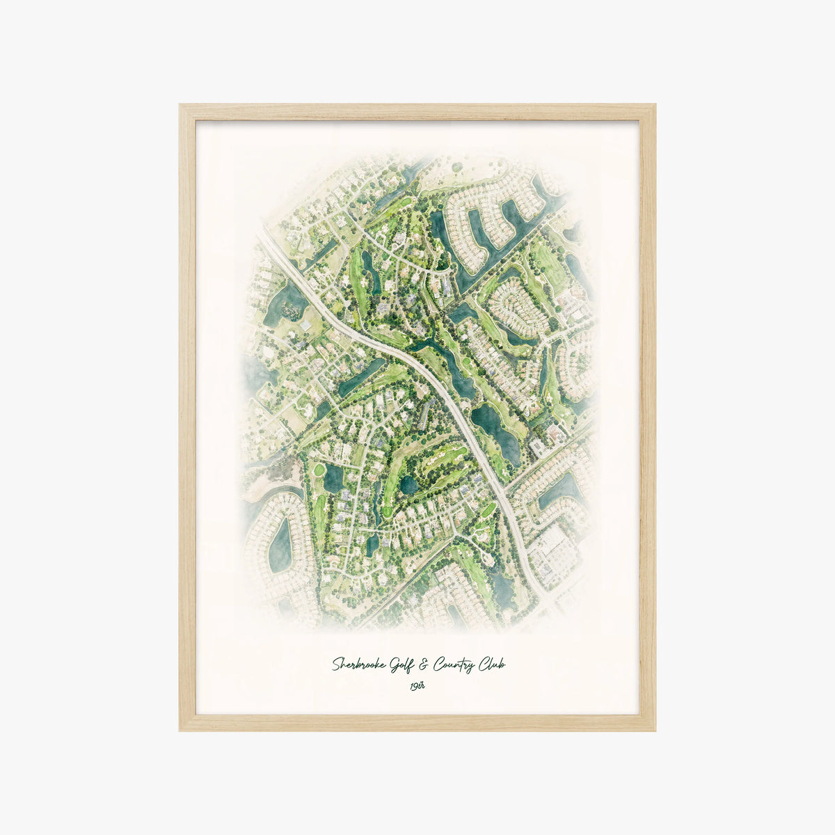 Sherbrooke Golf & Country Club wood frame