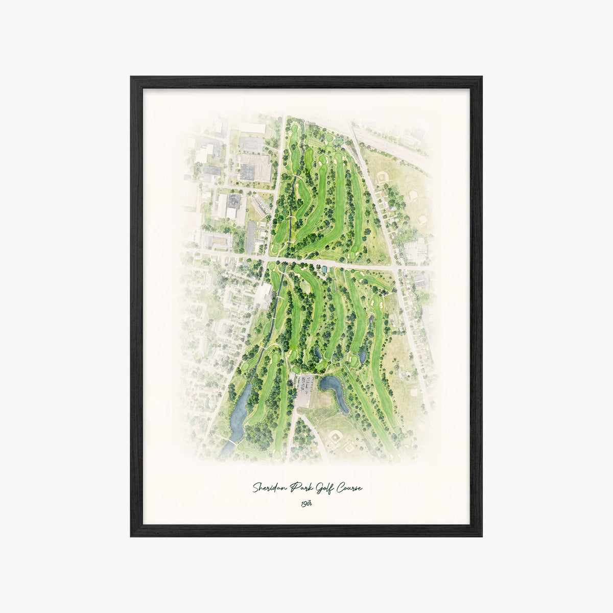 Sheridan Park Golf Course black frame