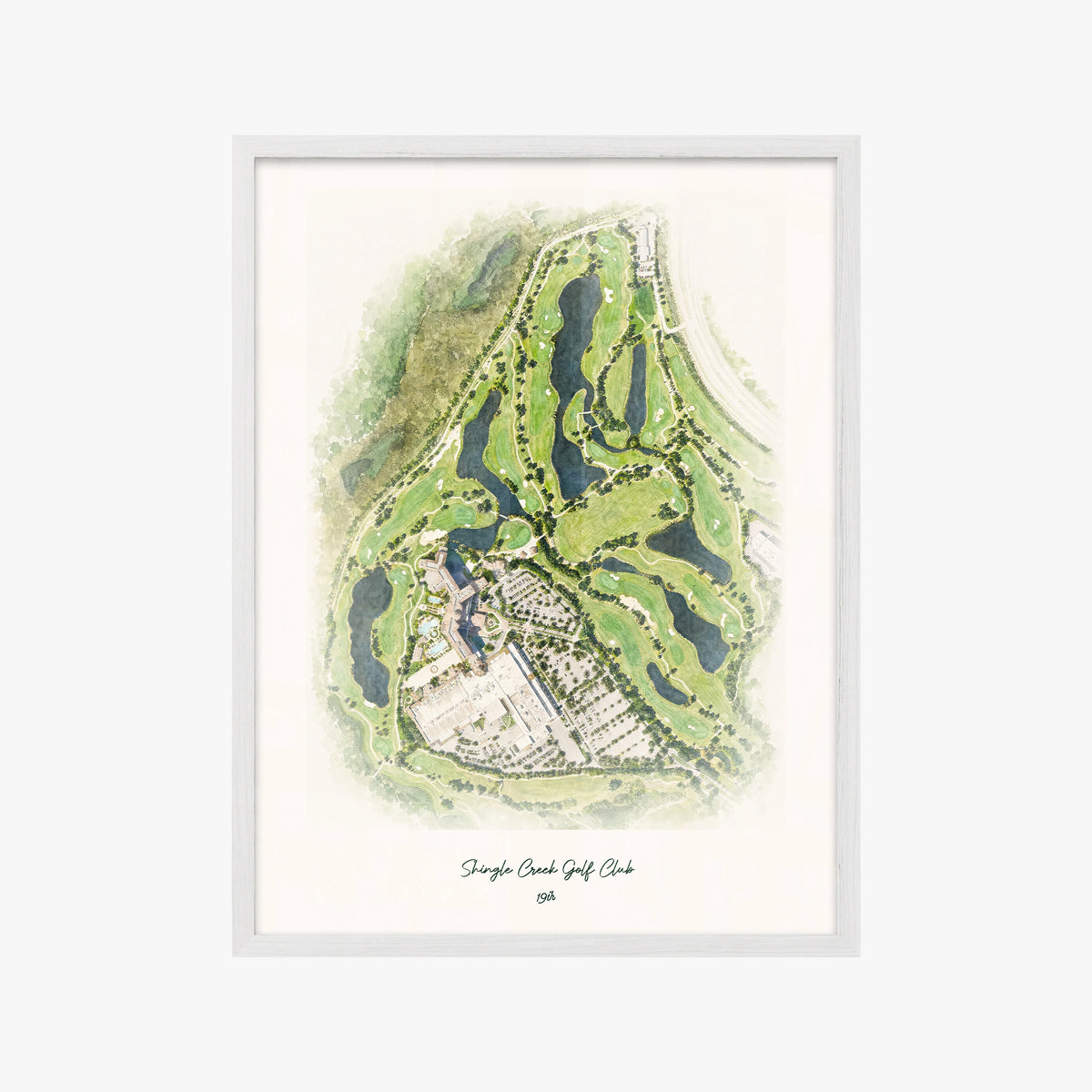 Shingle Creek Golf Club white frame
