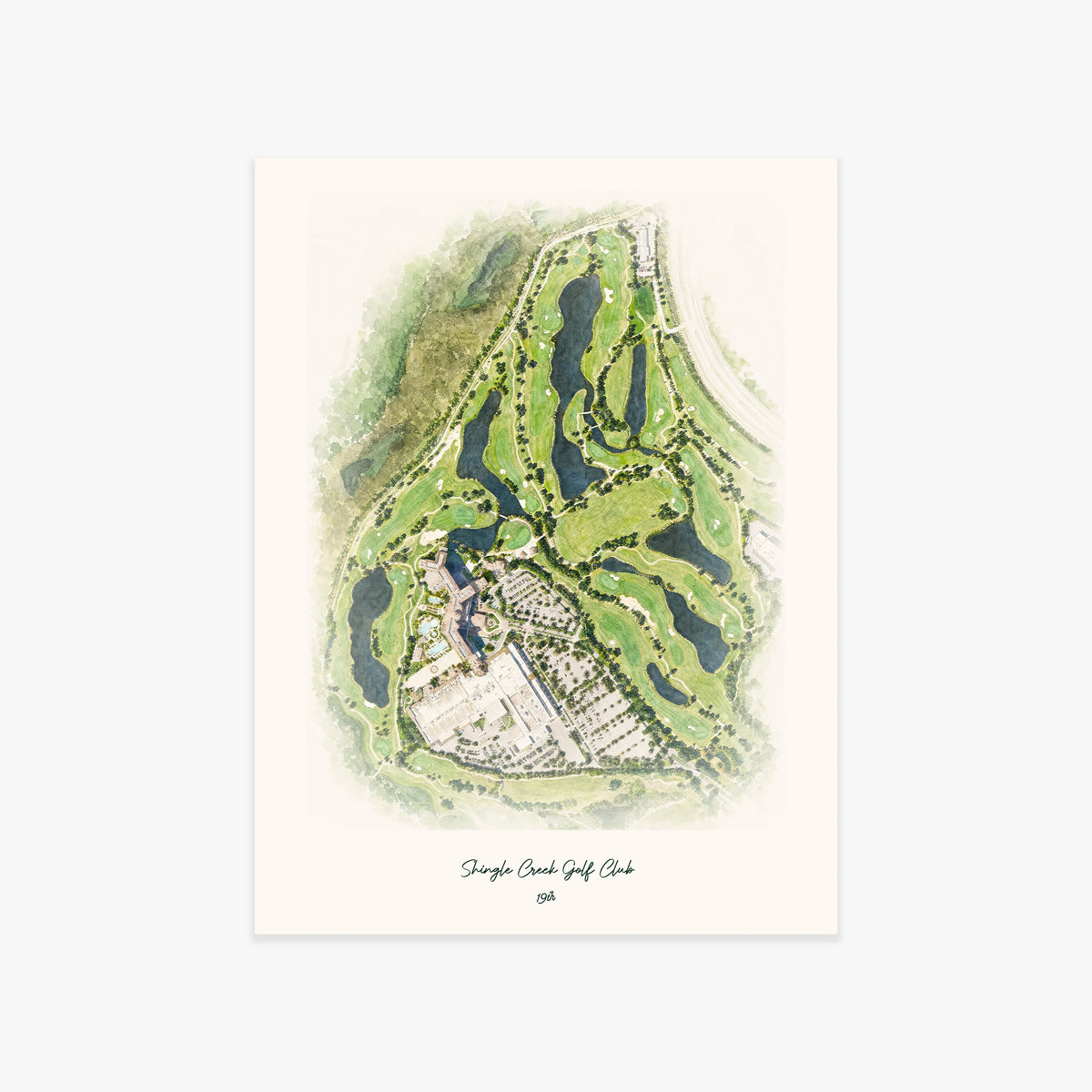 Shingle Creek Golf Club printed artwork