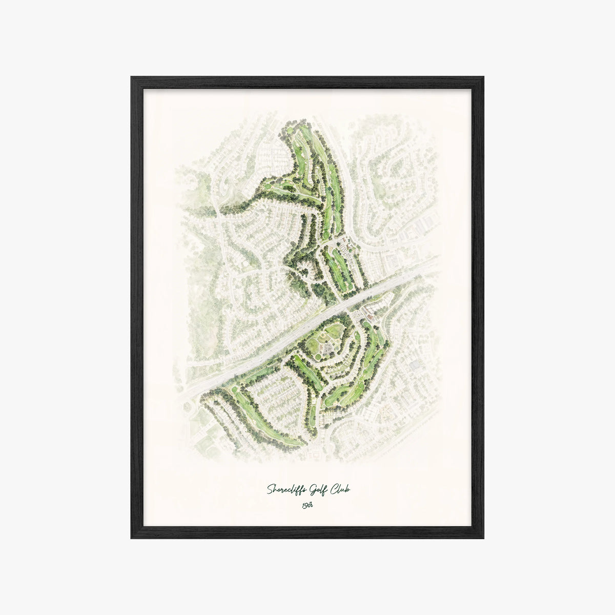 Shorecliffs Golf Club black frame