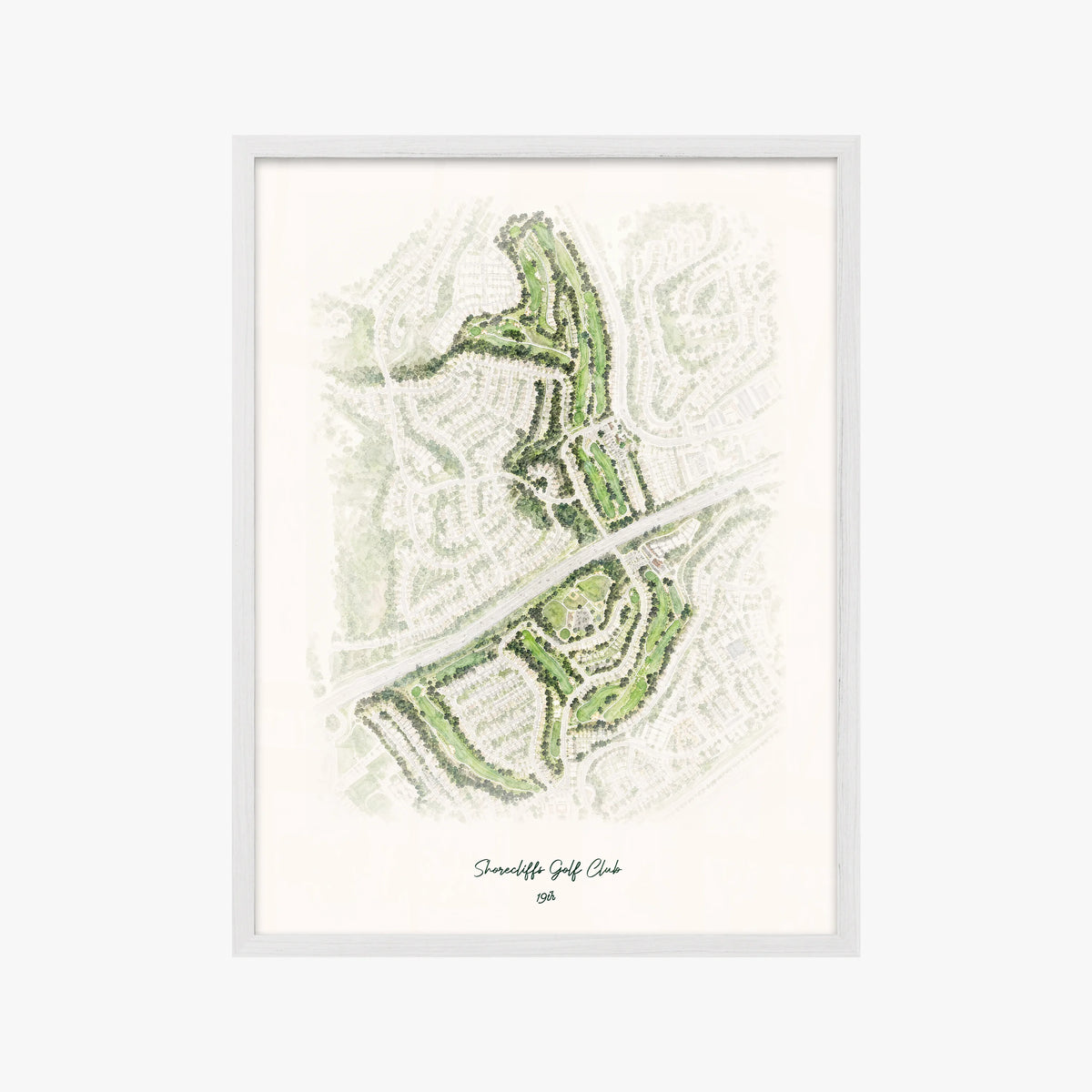 Shorecliffs Golf Club white frame