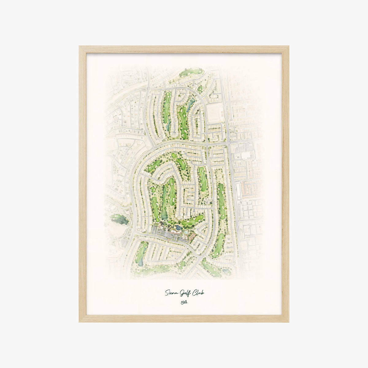 Siena Golf Club wood frame