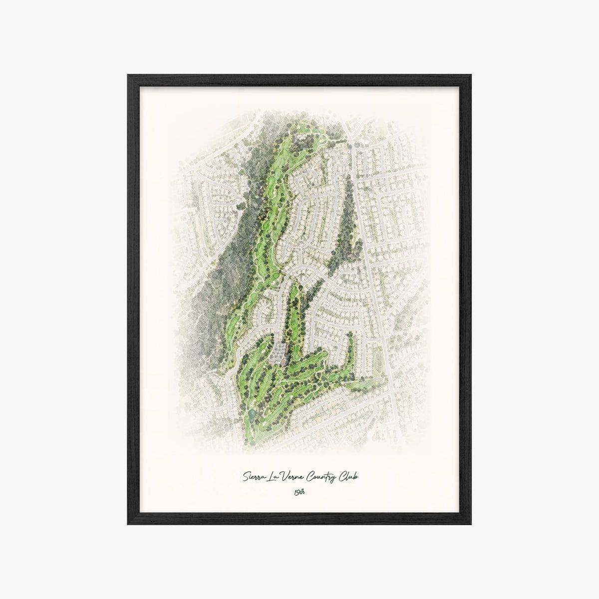 Sierra La Verne Country Club black frame